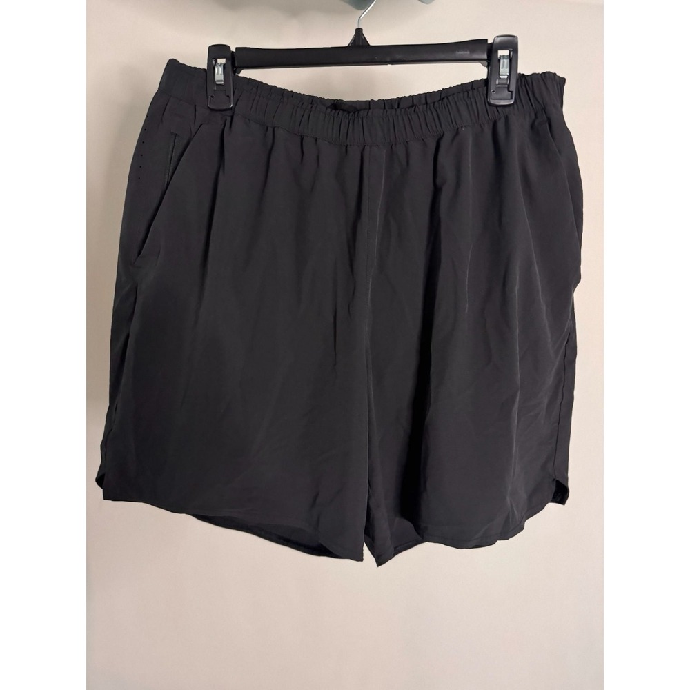 REI - Active Shorts Reflective Logo Elastic Waist - Black - XL - Mens